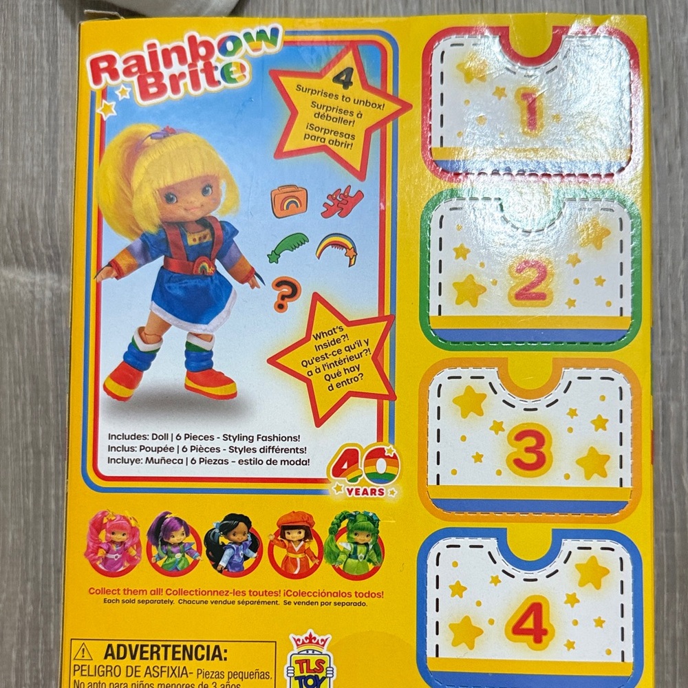 Rainbow Brite Doll with Yellow Hair and Blue Dress surprise doll - Picture 5 of 5